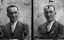 Double portrait photograph of a man, c.193?-??-...