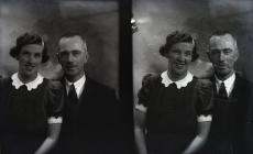 Double portrait photograph of Mr and Mrs John...