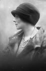 Portrait photograph of Mrs (?) Millward,...