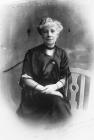 Portrait photograph of Mrs Christina,...