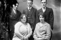 Portrait photograph of a group, Llandrindod Wells