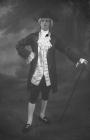 Portrait photograph of man in costume,...