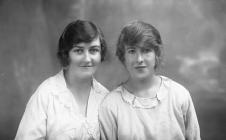 Portrait photograph of the Davies sisters, c193...