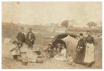 Gypsies in the new Roath Park, Cardiff, 1890