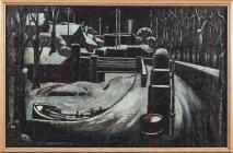 'Winter, Glamorgan Canal' gan Charles Byrd, 1950au