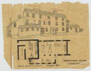 Llanover Estate, sketch of Gwenffrwd woollen...