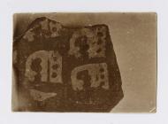Mediaeval tile fragment discovered during the...