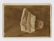 Mediaeval pot fragment from excavation of St...