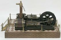Model of colliery winding engine, twin cylinder...