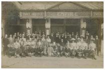 Empire Theatre staff, Queen Street, Cardiff, c....