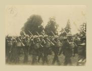 101 Company, Monmouthshire Regiment, leaving...