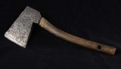 Toy collier's tools - a hatchet, early...