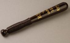 Miniature truncheon given by Lionel Lindsay to ...