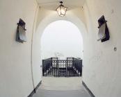 Stairs of the new wing, from the first floor,...