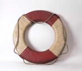 Life belt from the SS Samtampa, salvaged from...