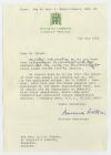 Letter from the Private Secretary of J. Enoch...