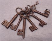 Original keys for Ruthin Gaol from the 19th...