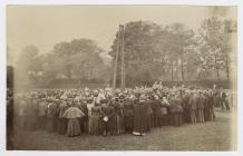 The laying of the foundation stone of St...