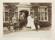 Officers of the Monmouthshire Regiment with...