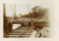 Construction of the Railway Bridge, Pwlholm,...