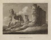 'Newport Castle', etching, 19th century