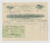 An invoice from Woodall, Minshall, Thomas and...