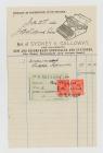 An invoice from Sydney V. Galloway, Aberystwyth