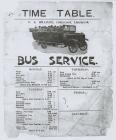 Bus Time Table, Newtown