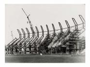 The construction of the National Stadium at...