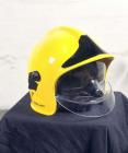 Gallet fireman's helmet, modern British...