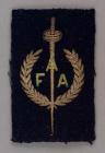 Fencing Association blazer badge, 20th century