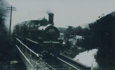 Mixed Train crossing the Dovey River