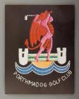 Porthmadog Golf Club blazer badge, 20th century