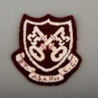 St Asaph Cricket Club blazer badge, 20th century
