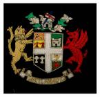 Whitland Rugby Football Club blazer badge, 20th...
