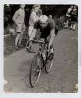 Cyclist David Hughes, late 1950s