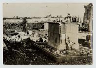 Derio Cemetary, destroyed by the German aerial...