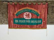 Welsh Committee of the Communist Party banner,...