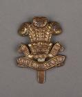Badge of the Welsh Regiment belonging to Bryn...