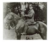 David Thomas of Abertridwr on a cavalry horse