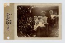 David George Rees with his parents and siblings...