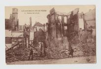 Postcard of the ruins of Lille, 1915