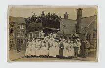 Photograph of Nurse with bus