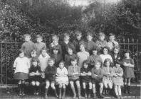 Llangollen. School children