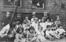 Llangollen. School children