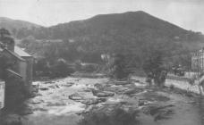 Llangollen. The River