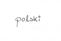 'Polski' written in the Polish language