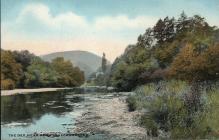 Llangollen. River Dee, Berwyn