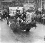 Llangollen. 1953 May Day float