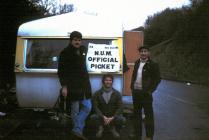 Picket duty at Aberthaw power station